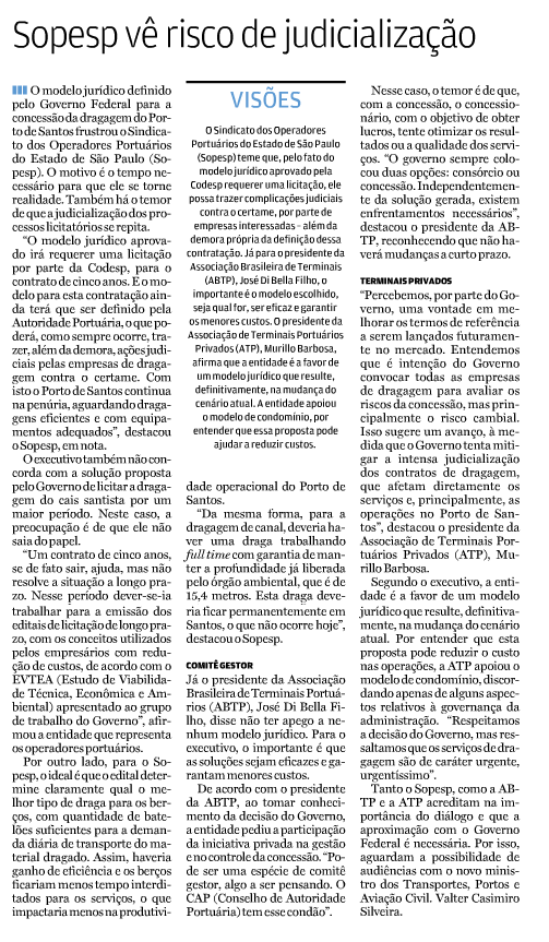 SOPESP vê risco de judicialização