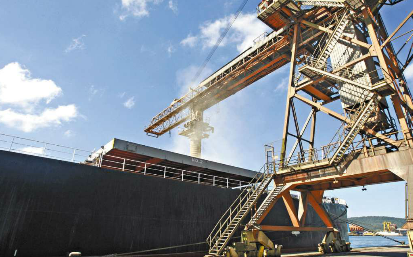 Movimentação portuária sobe 8,5%