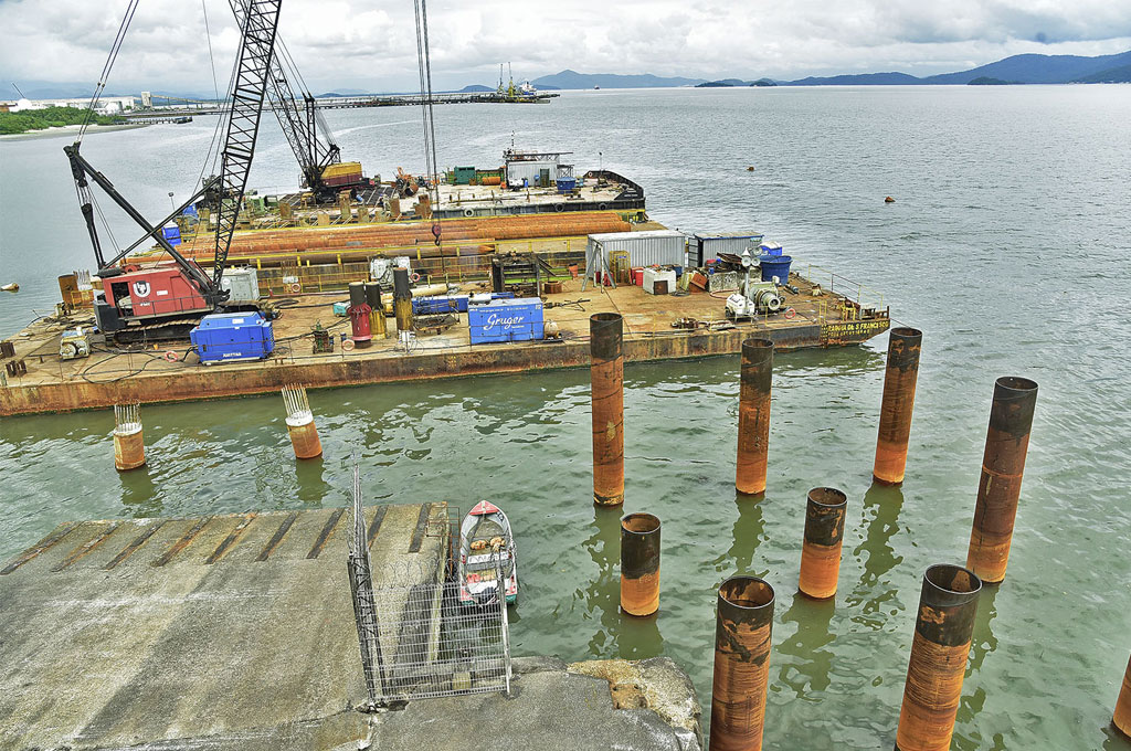 Obra vai triplicar capacidade de exportação do Porto de Paranaguá