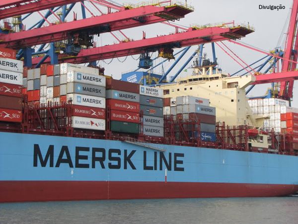 Acordo com Maersk garante carga até 2021 à Santos Brasil