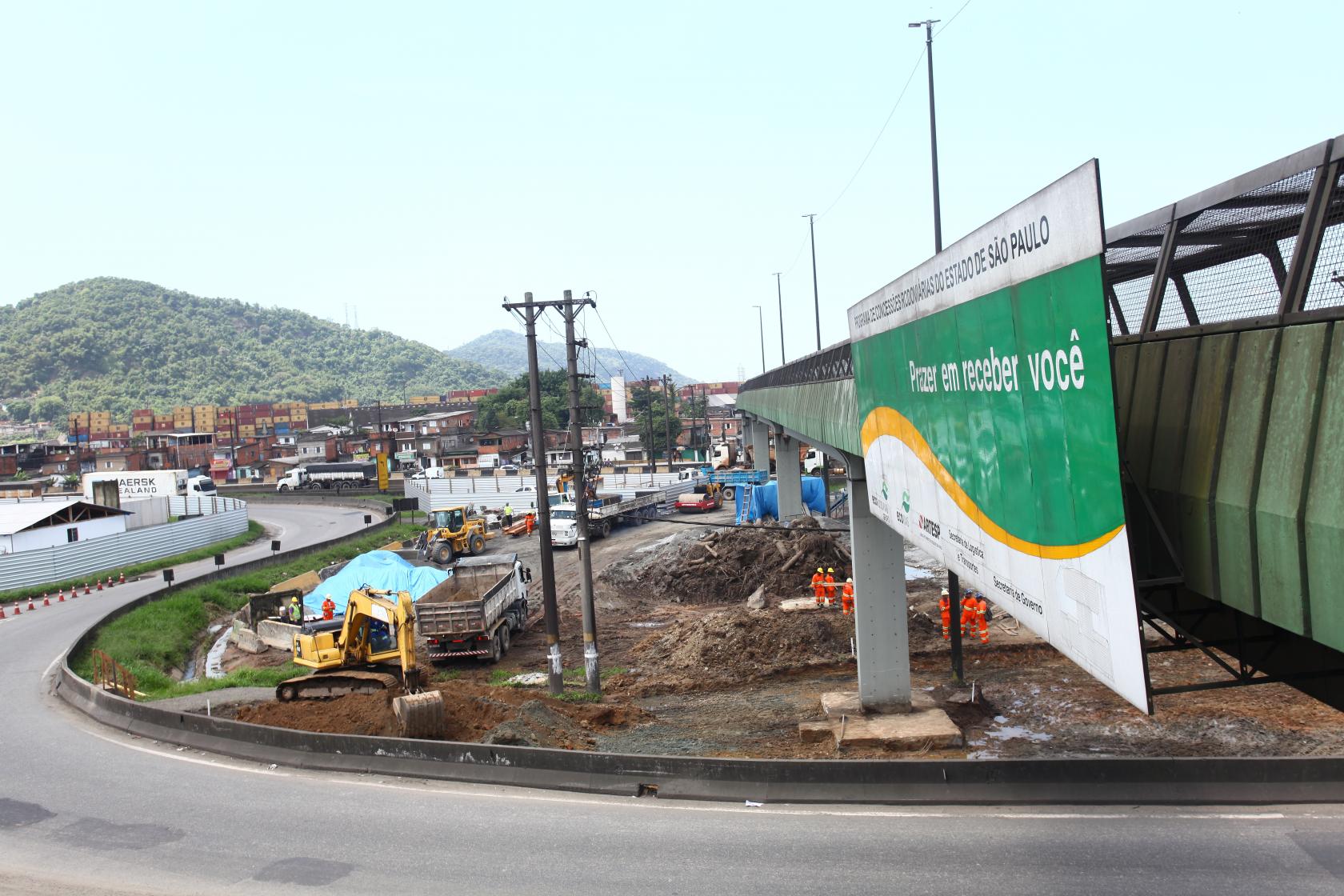Obras de viaduto na entrada de Santos começam na terça-feira