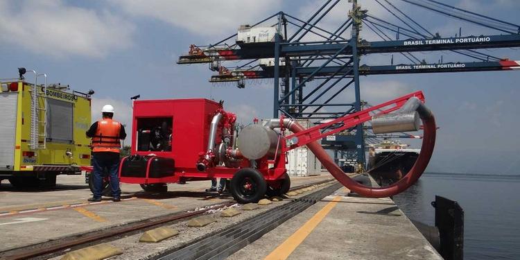 BTP investe em equipamento de combate a incêndios que utiliza água do mar