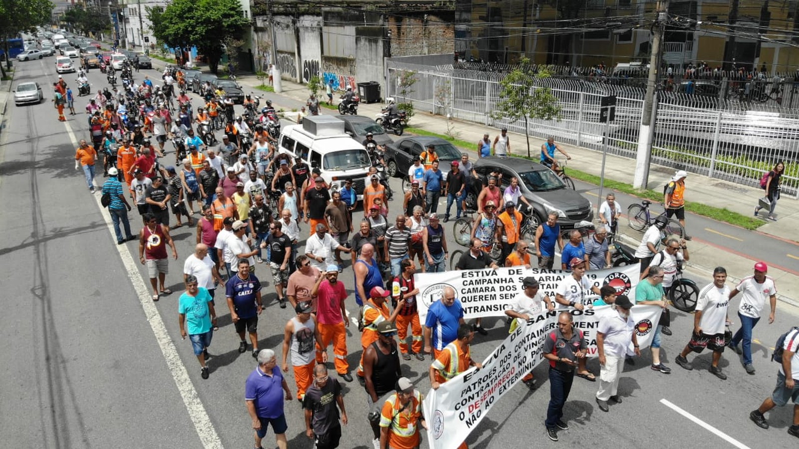 Estivadores se reúnem com prefeito