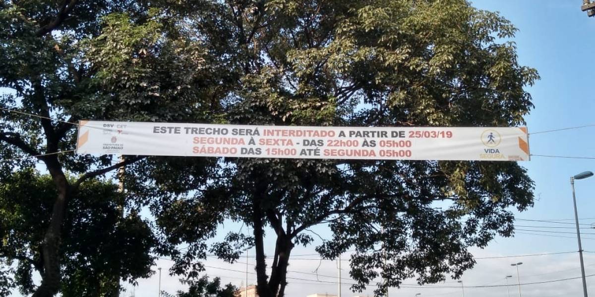 Bloqueios na ponte da Casa Verde para obras vão até maio; veja horários das interdições