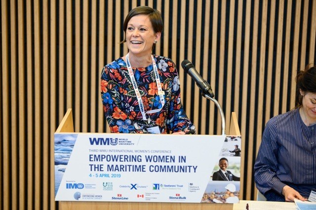 Diretora da Porto do Açu palestra na Suécia sobre liderança feminina no setor marítimo