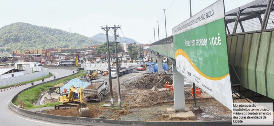 Obras da entrada de Santos podem ser alteradas