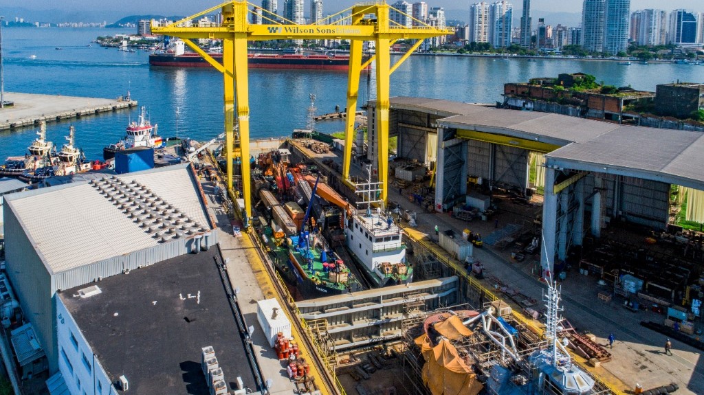 Wilson Sons Estaleiros conclui docagem de draga da Van Oord