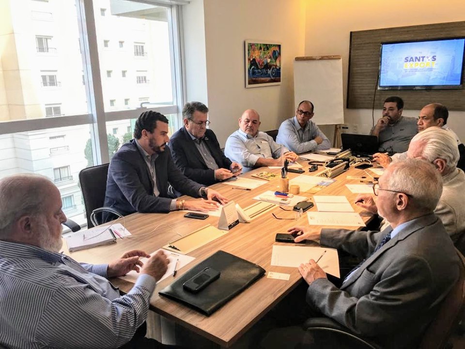 Integrantes do Comitê Orientador do Fórum Nacional para Expansão do Setor Logístico Portuário – Santos Export se reúnem pela primeira vez