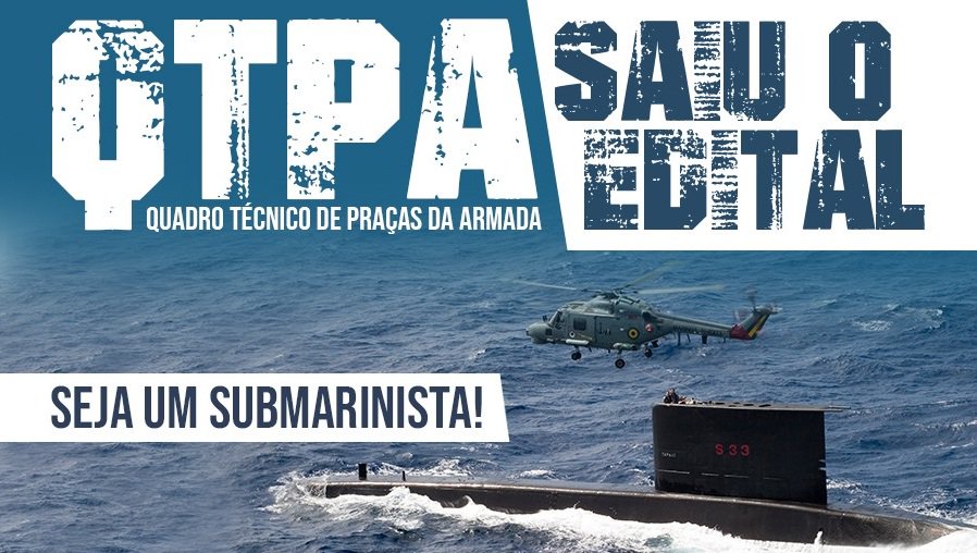 Saiu o edital para o Quadro Técnico de Praças da Armada
