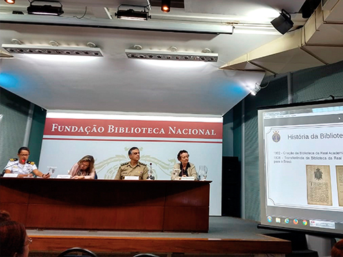 Diretoria do Patrimônio Histórico e Documentação da Marinha apresenta acervos cartográficos em seminário na Biblioteca Nacional