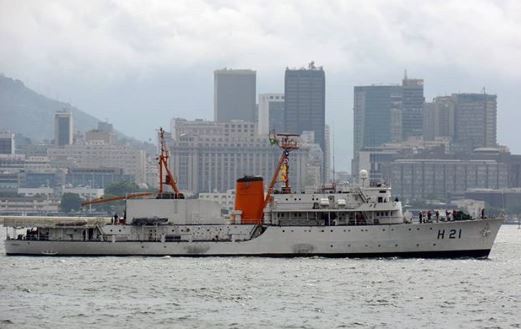 AVISO DE PAUTA – Navio da Marinha faz levantamento hidrográfico da Barra de Paranaguá
