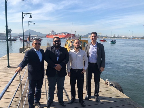 Representantes da Codeba visitam Porto de Santos