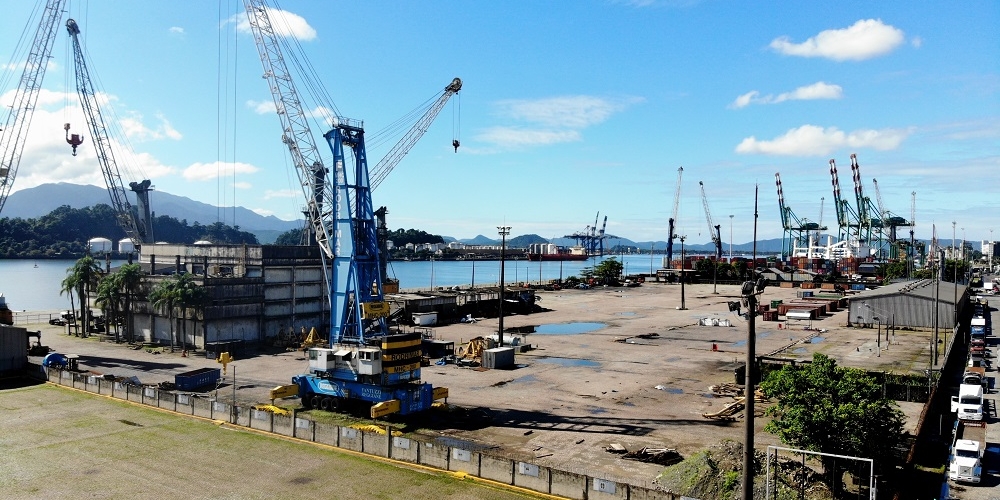 Terminal de contêineres do Grupo Rodrimar é desalfandegado no Porto de Santos