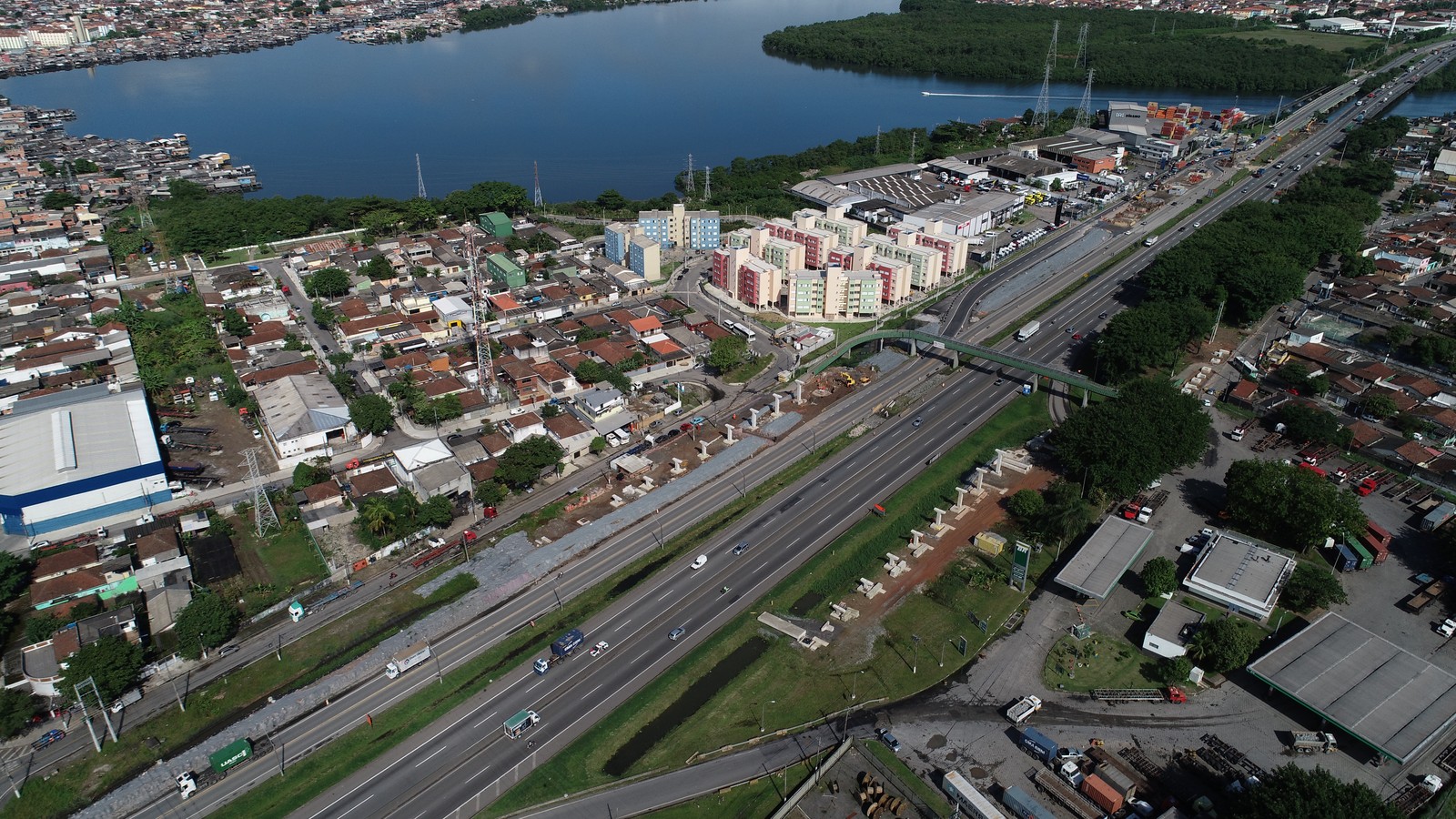 Ecovias concluirá 1º viaduto da entrada de Santos ainda em 2019