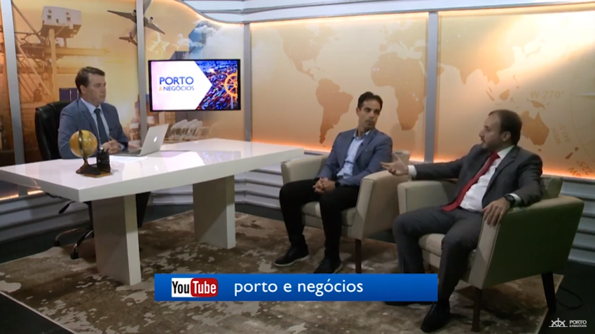 Maxwell Rodrigues entrevista o vice-presidente do Sindamar, Marcelo Neri e o advogado em Direito Marítimo Marcelo Sammarco sobre a ligação seca Santos-Guarujá e a descentralização no Porto de Santos