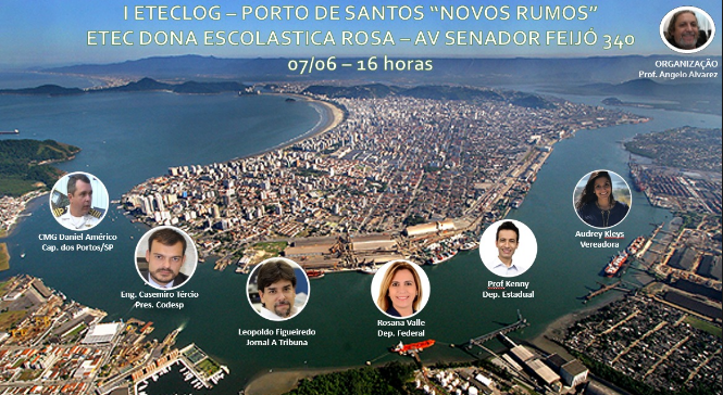 Etec debate planos para cais santista