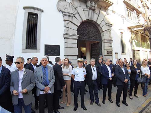 Marinha do Brasil participa das homenagens ao 256º Aniversário de José Bonifácio de Andrada e Silva, em Santos-SP