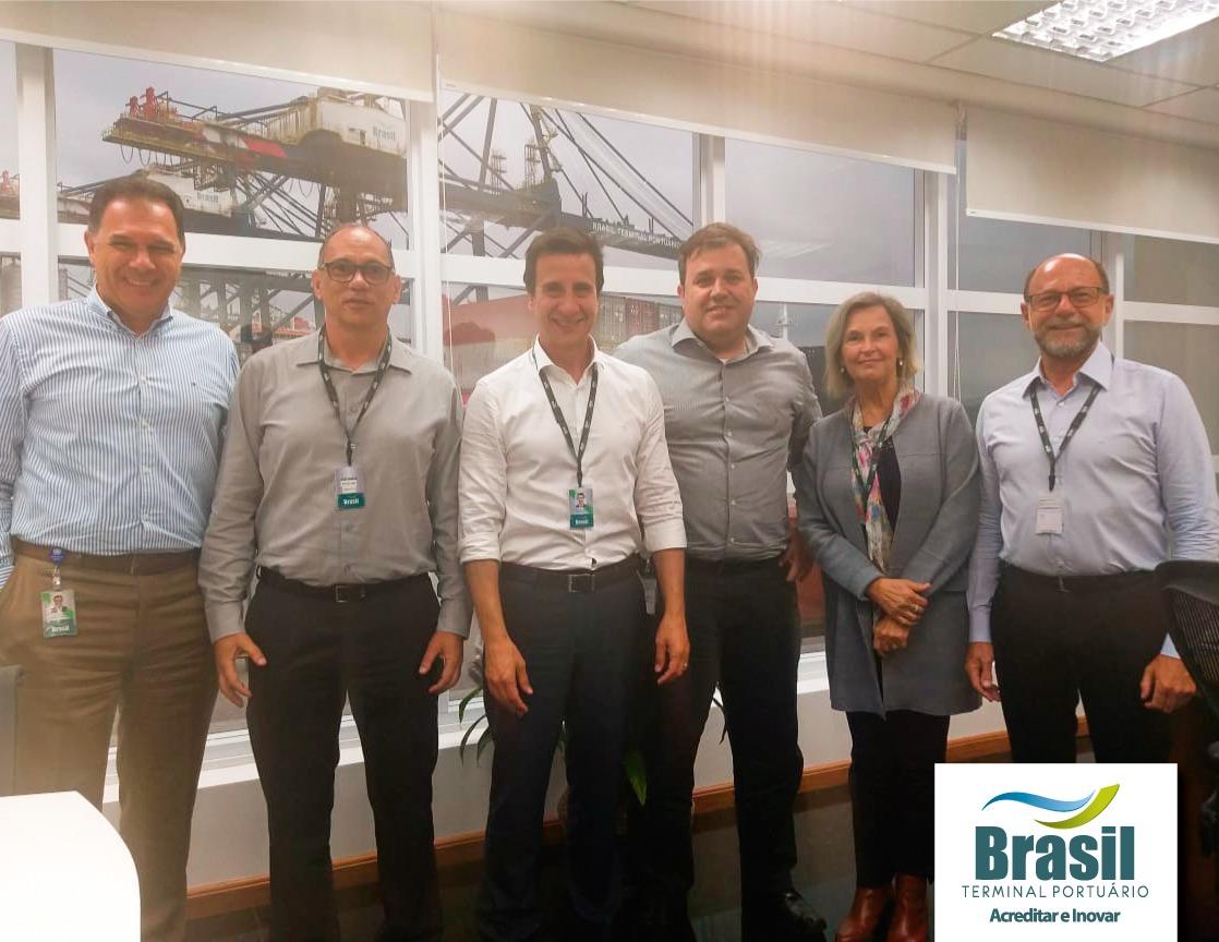 Brasil Terminal Portuário recebe em seu terminal, a visita institucional da ABTRA – Associação Brasileira de Terminais e Recintos Alfandegados