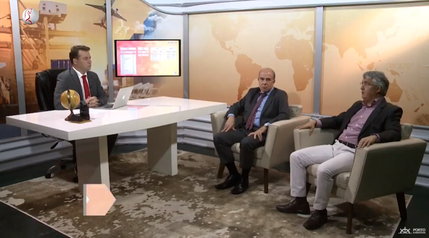 Entrevista com o Economista Hamilton Marques e o Secretário de Finanças de Santos Maurício Franco sobre economia e tributação no Porto de Santos