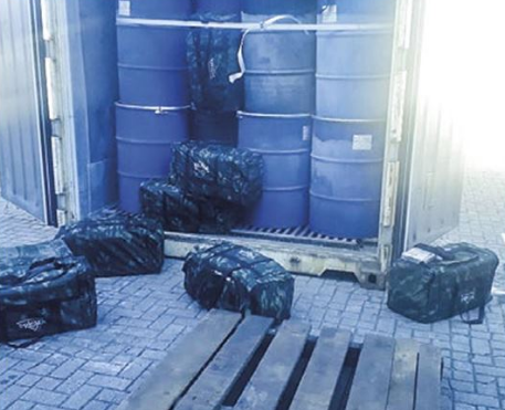 Receita evita envio de 523 kg de cocaína para a Holanda