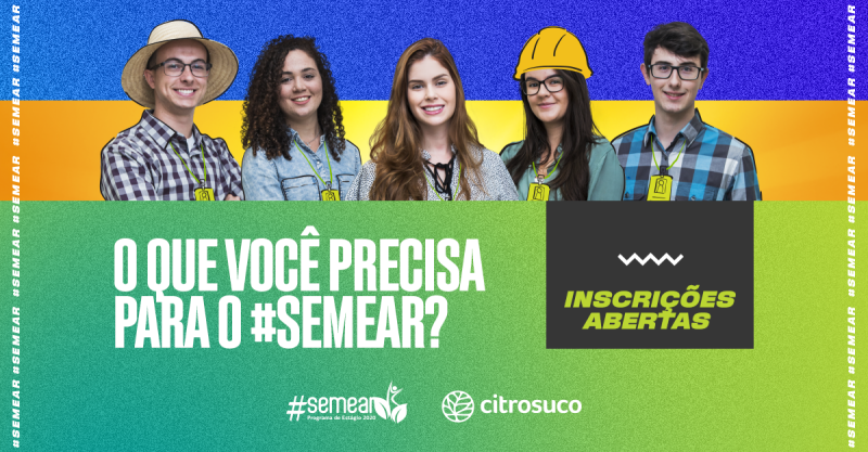 Citrosuco abre Programa de estágio Semear 2020