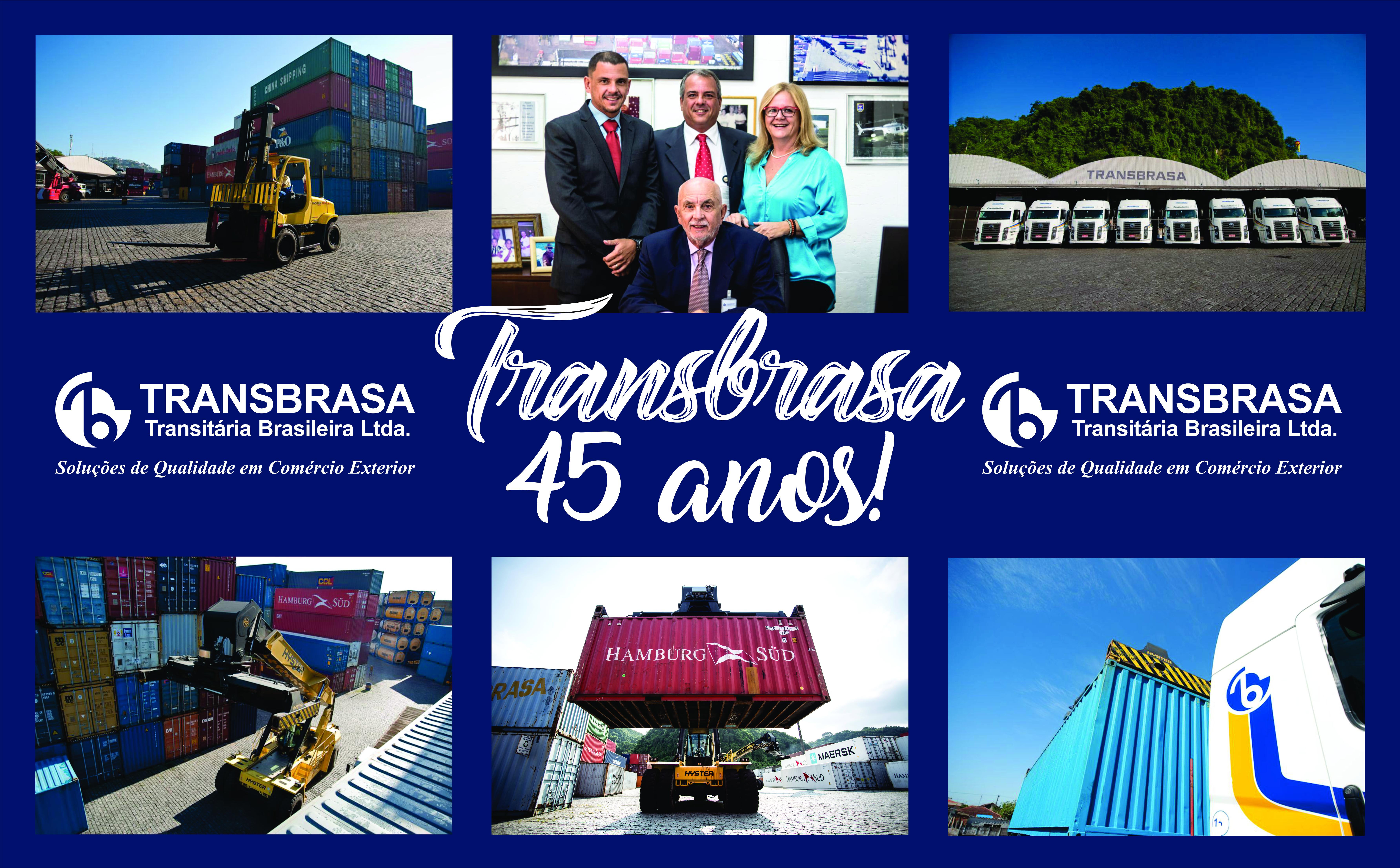 Transbrasa comemora 45 anos