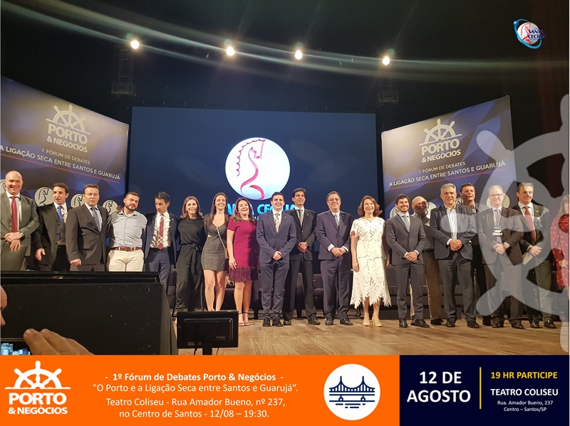 Com grande sucesso, 1º Fórum Porto & Negócios debate ligação seca entre Santos e Guarujá
