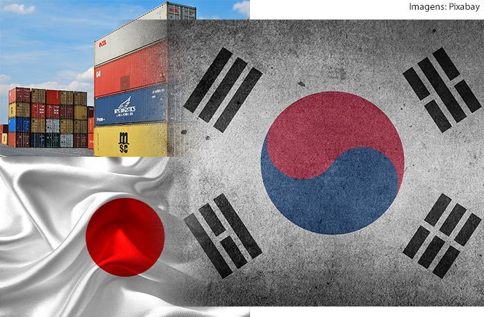 Coreia do Sul anuncia saída do Japão de lista de parceiros comerciais preferenciais de exportação