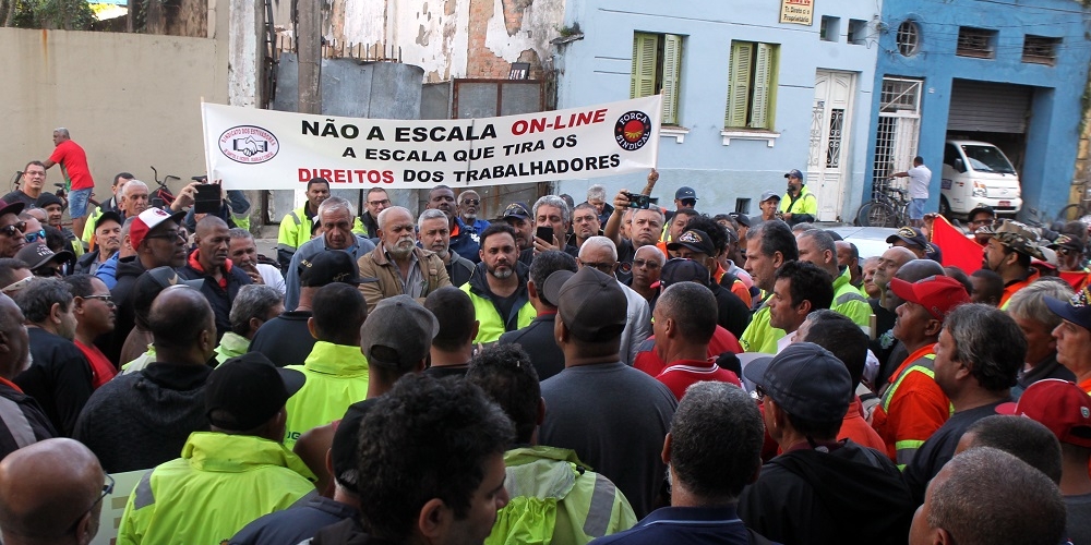 Entenda porque a estiva protesta contra a escala digital de trabalho