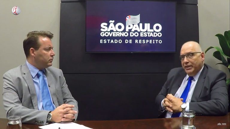 Secretário de Logística e Transportes do Estado de São Paulo, João Otaviano Machado Neto recebeu Maxwell Rodrigues no Palácio dos Bandeirantes para conversar sobre assuntos relacionados à logística e o Projeto da Ponte para ligar as margens do Porto de Santos