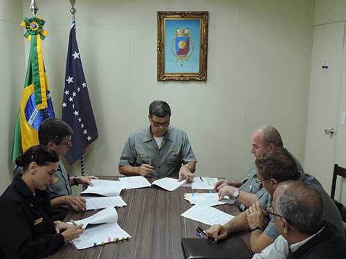 Diretorias da Marinha assinam termo de compromisso para conclusão da construção dos Navios Patrulha “Maracanã” e “Mangaratiba”