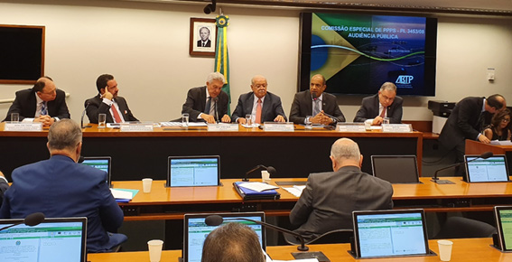 ABTP participa de audiência pública na Comissão Especial das Parcerias Público-Privadas da Câmara dos Deputados