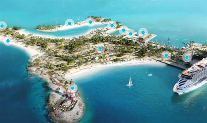 MSC divulga vídeo de sua nova ilha, Ocean Cay, nas Bahamas