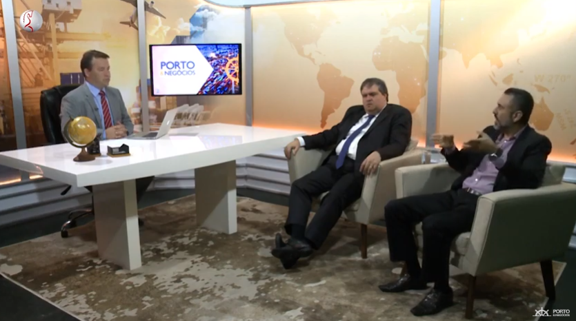 Porto e Negócios entrevista Rodrigo Zanethi, advogado em Direito Internacional e Wagner Pereira, Gerente de Contas da Navis Brasil