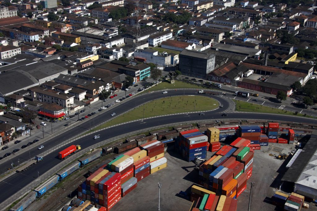 Aferição de Radares na avenida perimetral do Porto de Santos