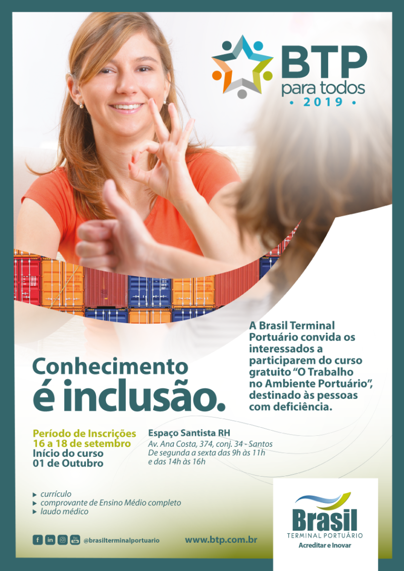 Vem aí o BTP pra todos 2019