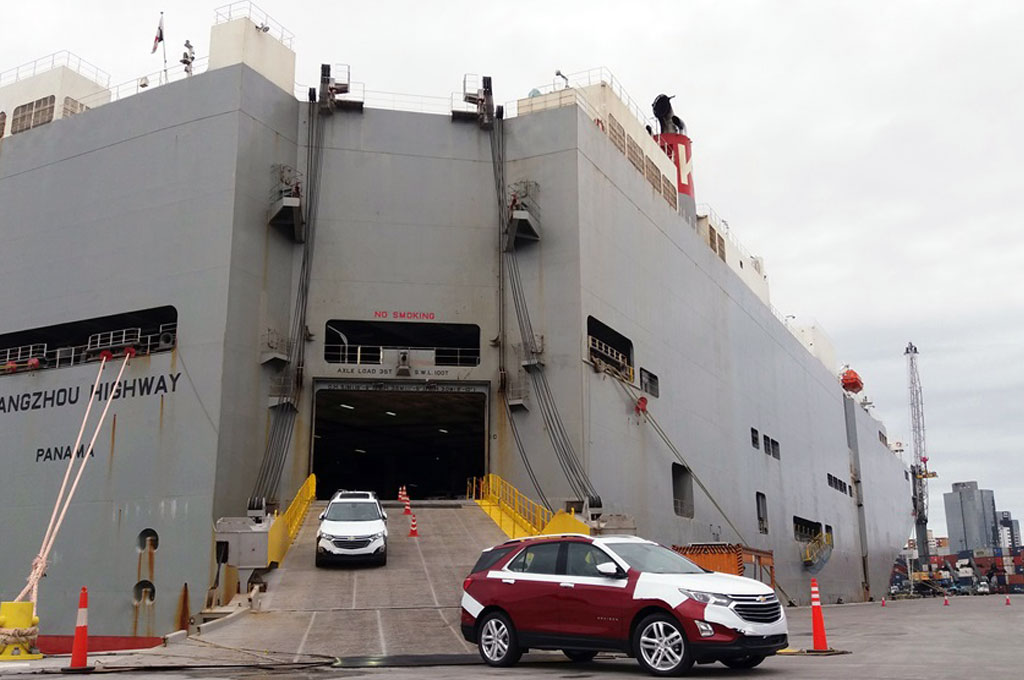 Porto de Itajaí recebe desembarque de 840 veículos importados e ultrapassa a marca de 31 mil unidades