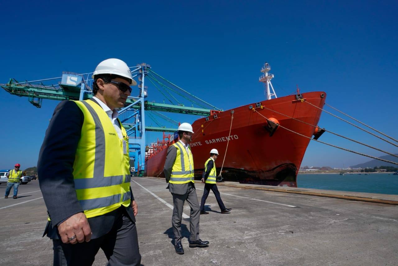 SCPar Porto de Imbituba recebe visita do Governador do Estado