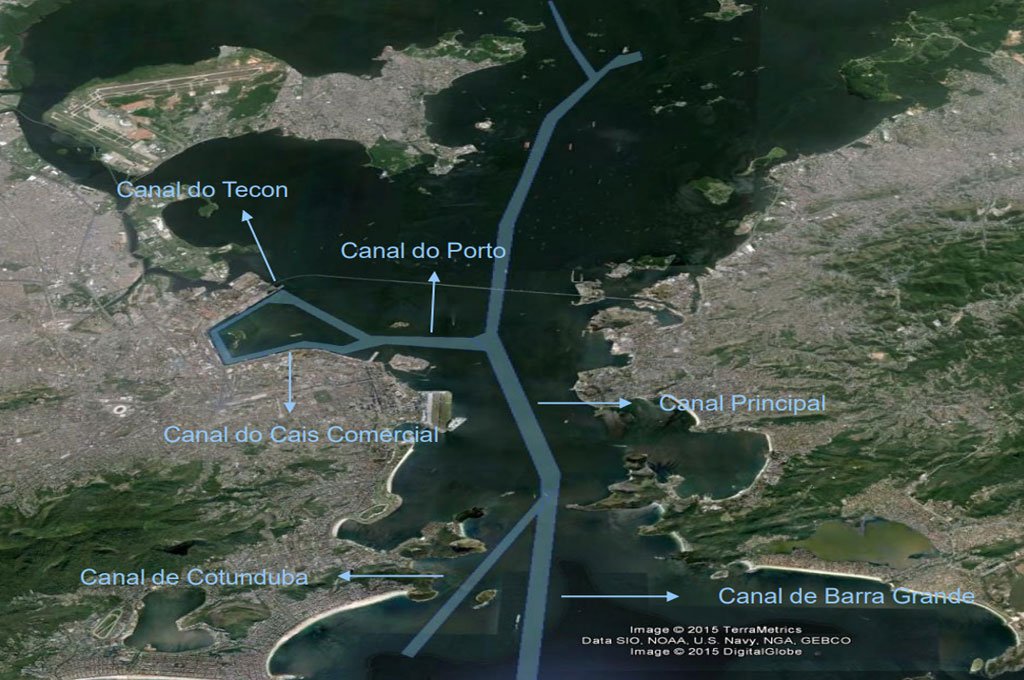 Aprovada versão final do projeto de sinalização náutica para o Canal de Cotunduba, principal acesso aquaviário ao Porto do RJ para navios de grande porte