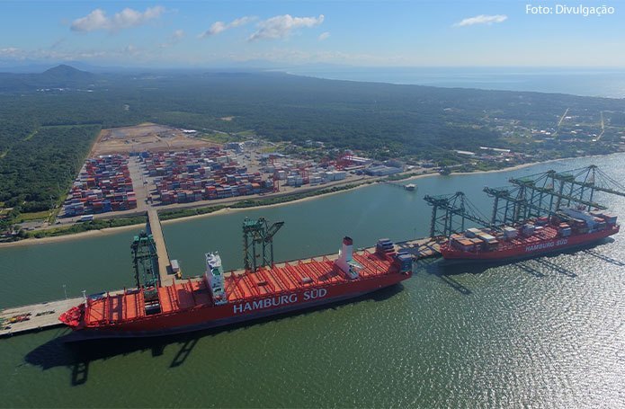 Porto Itapoá registra recorde de movimentação de contêineres pelo segundo mês consecutivo