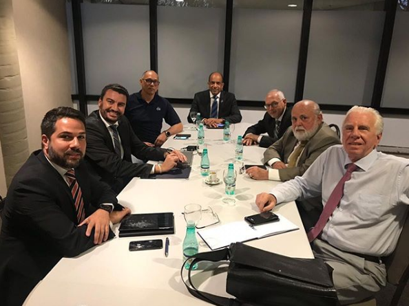 Integrantes do Comitê Orientador do Fórum Nacional Santos Export se reuniram nesta terça-feira, em Brasília, para definir os últimos detalhes do evento