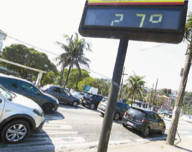 Santos terá relógios e placas inteligentes