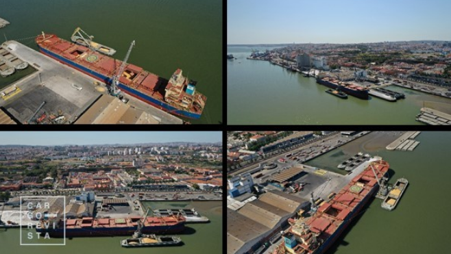 Terminal Multiusos do Poço do Bispo opera o maior navio de granéis de sempre