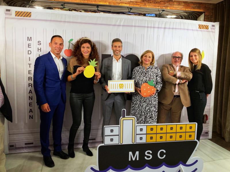 MSC Espanha reuniu clientes e colaboradores para um jantar como parte da feira de atracão de frutas em Madri