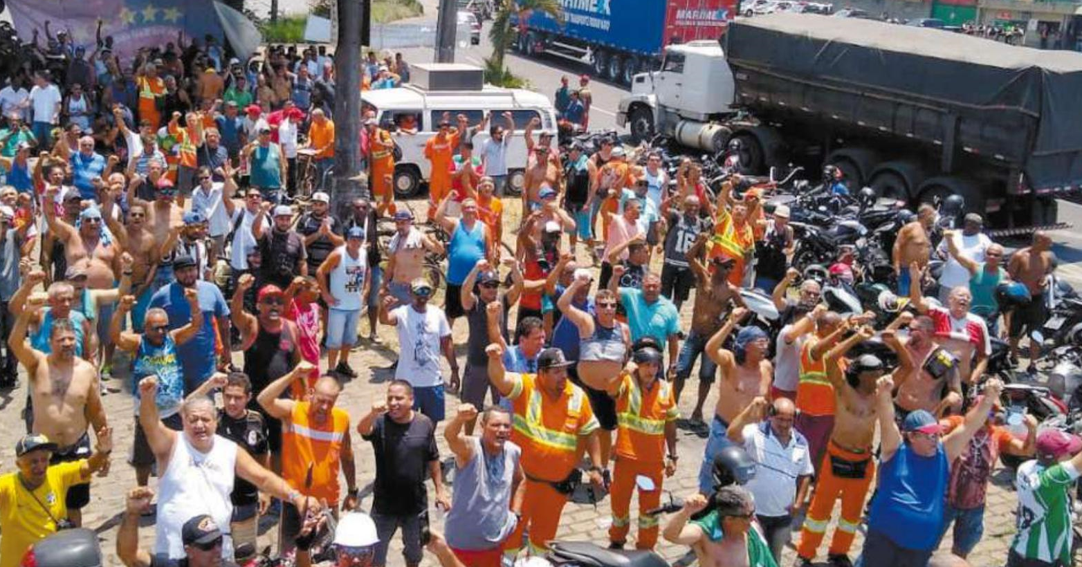 Protesto de estivadores continua