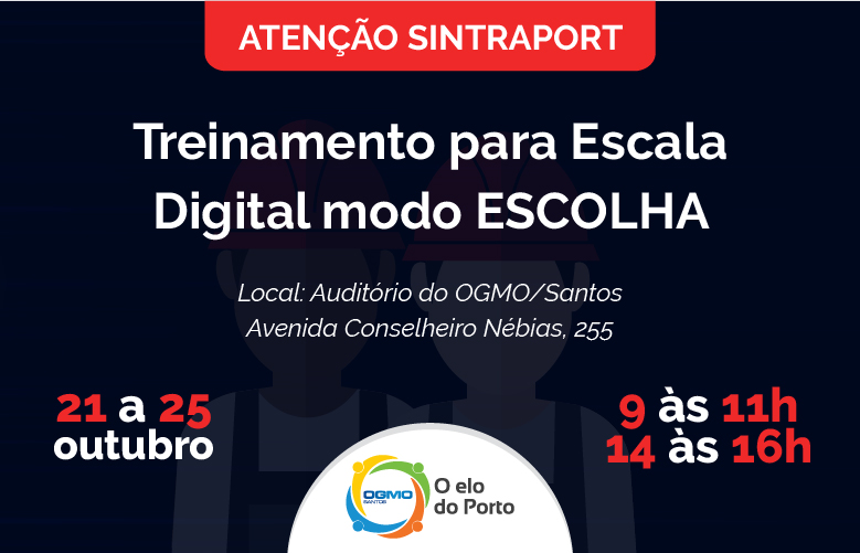 OGMO-Santos realiza treinamento para SINTRAPORT