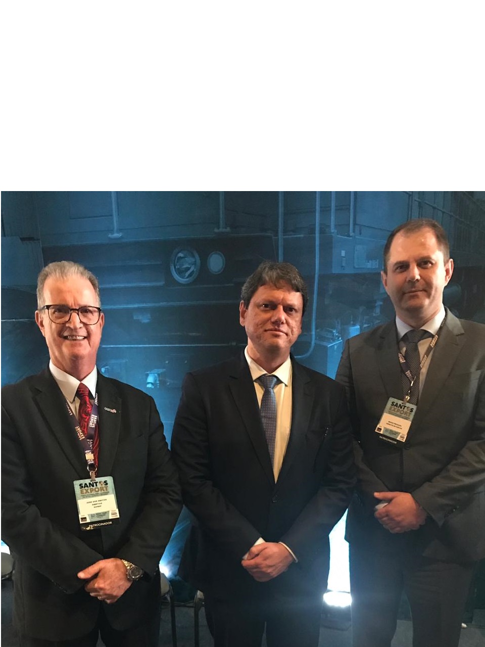 Presidente e Diretor Executivo do SOPESP, participam do evento junto ao Ministro da Infraestrutura