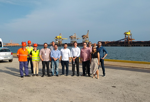 Conjur/MInfra e CONFIS/CDRJ fazem visita técnica ao Porto de Itaguaí