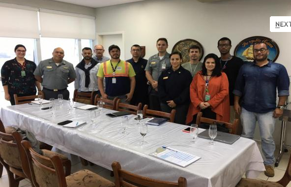 Superintendência do Porto de Itajaí, Capitania dos Portos (Marinha), e IMA reforçam seu compromisso com o Plano de Área do Complexo Portuário de Itajaí.