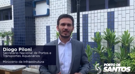 Diogo Piloni, Secretário Nacional de Portos e Transportes Aquaviários do Ministério da Infraestrutura, fala sobre os leilões das áreas STS 14 e STS 14A para o atendimento da cadeia da celulose
